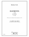 エレメンツ (バーバラ・ヨーク）（クラリネット四重奏）【Elements】