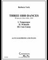 3つの奇妙なダンス (バーバラ・ヨーク）（アルトサックス+ピアノ）【Three Odd Dances】