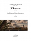 3つのソナタ（ピエール＝ガブリエル・ビュファルダン）（フルート+ピアノ）【3 Sonatas from Op. 1】