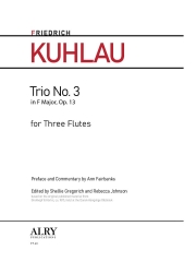 トリオ・ト長調・Op.13・No.3  (フリードリヒ・クーラウ)  (フルート三重奏)【Trio in F major, Op. 13, No. 3】