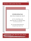 4つのソナタ・Op.12  (ジョヴァンニ・マリア・ボノンチーニ)  (フルート三重奏)【Four Sonatas, Op. 12】