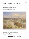 アレグレット・グラツィオーソ「交響曲第2番」より（ヨハネス・ブラームス） (フルート十一重奏)【Allegretto Grazioso from Symphony No. 2】