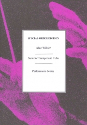 組曲（アレック・ワイルダー） (金管二重奏)【Suite for Trumpet and Tuba】