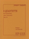 4つの四重奏曲・Op.12（デトレフ・グラナート）（ストリングベース四重奏）【Four Quartets Op. 12】