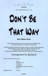 ドント・ビー・ザット・ウェイ（ベニー・グッドマン）【Don’t Be That Way】