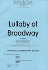 ララバイ・オブ・ブロードウェイ（エラ・フィッツジェラルド）【Lullaby of Broadway】