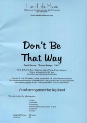 ドント・ビー・ザット・ウェイ（フランク・シナトラ）【Don’t Be That Way】