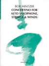 コンチェルティーノ（ボブ・ミンツァー）（アルトサックス+ピアノ）【Concertino for Alto Saxophone, Strings & Winds】