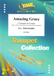 アメイジング・グレース (トランペット四重奏)【Amazing Grace】