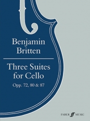 3つの練習曲・Op.72,82 & 87  (ベンジャミン・ブリテン)（チェロ）【Three Suites for Cello, Opus 72, 80 & 87】