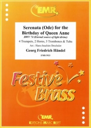 アン女王の誕生日のための頌歌 (ヘンデル)（金管十重奏）【Serenata (Ode) for the Birthday of Queen Anne】