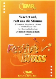 目覚めよと、われらに呼ばわる物見らの声  (バッハ)（金管十重奏）【Wachet auf, ruft uns die Stimme】