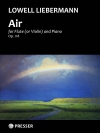 アリア・作品118（ローウェル・リーバーマン）（フルート+ピアノ）【Air】