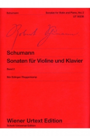ヴァイオリン・ソナタ・Vol.2（ロベルト・シューマン）（ヴァイオリン+ピアノ）【Violin Sonatas Volume 2】