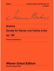 ソナタ・イ長調・Op.100  (ヨハネス・ブラームス)（ヴァイオリン+ピアノ）【Sonata A Major Op. 100】