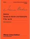 ソナタ・ヘ長調・Op.99 (ヨハネス・ブラームス)（チェロ+ピアノ）【Sonata F major Op. 99】