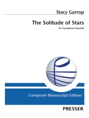 ソリチュード・オブ・スター（ステイシー・ギャロップ） (サックス四重奏)【The Solitude of Stars】