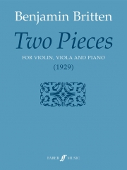2つの小品  (ベンジャミン・ブリテン)  (弦楽二重奏+ピアノ)【Two Pieces】