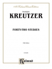 42の練習曲（ロドルフ・クレゼール）（ヴィオラ）【Forty-two Studies】