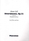 ディヴェルティメント（ハンス・ガル） (ミックス八重奏)【Divertimento】