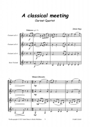 クラシカル・ミーティング  (ヨハン・ネイス)  (クラリネット四重奏)【A Classical Meeting】