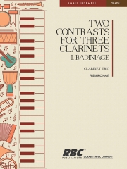 バディナージュ  (フレデリック・ハート)  (クラリネット三重奏)【Two Contrasts for Three Clarinets I. Badiniage】