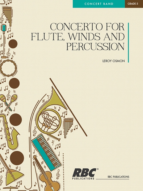 協奏曲（ルロイ・オスモン）（フルート・フィーチャー）（スコアのみ）【Concerto for Flute, Winds and Percussion】