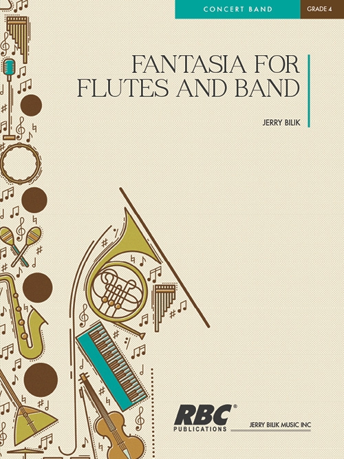 ファンタジア（ジェリー・ビリック）（フルート・フィーチャー）（スコアのみ）【Fantasia for Flutes and Band】