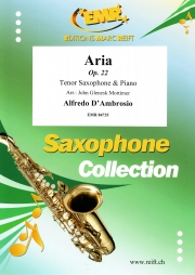 アリア・Op.22（アルフレード・ダンブロージオ）（テナーサックス+ピアノ）【Aria Op. 22】