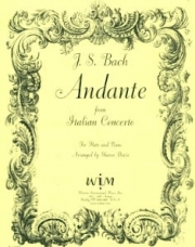 アンダンテ「イタリア協奏曲」より（バッハ）（フルート+ピアノ）【Andante from Italian Concerto】