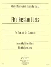 5つのロシアン・デュエット（ニコライ・ミャスコフスキー）(木管二重奏）【Five Russian Duets】