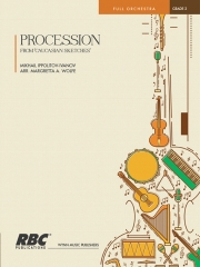 酋長の行列「コーカサスの風景」より（ミハイル・イッポリトフ＝イワノフ）【Procession from Caucasian Sketches】