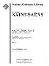 チェロ協奏曲・イ短調・Op.33・No.1（カミーユ・サン＝サーンス）【Concerto for Cello No. 1 in A minor, Op. 33】