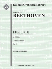 三重協奏曲・Op.56（ベートーヴェン）【Concerto for Violin, Cello and Piano (Triple Concerto), Op】