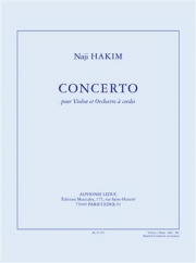 ヴァイオリン協奏曲（ナジ・ハキム）（ヴァイオリン+ピアノ）【Concerto for Violin】