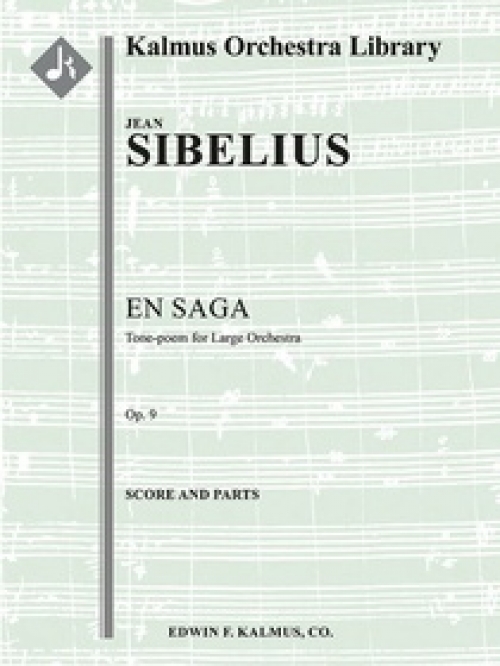 エン・サガ・Op.9（ジャン・シベリウス）（スコアのみ）【En Saga, Op. 9】