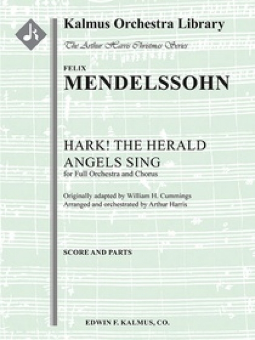 天には栄え（フェリックス・メンデルスゾーン)（スコアのみ）【Hark! the Herald Angels Sing】