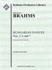 ハンガリー舞曲・Nos. 5-7（ヨハネス・ブラームス）【Hungarian Dances Nos. 5, 6 and 7】