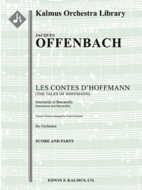 ホフマン物語（ジャック・オッフェンバック）（スコアのみ）【Les Contes d'Hoffmann】
