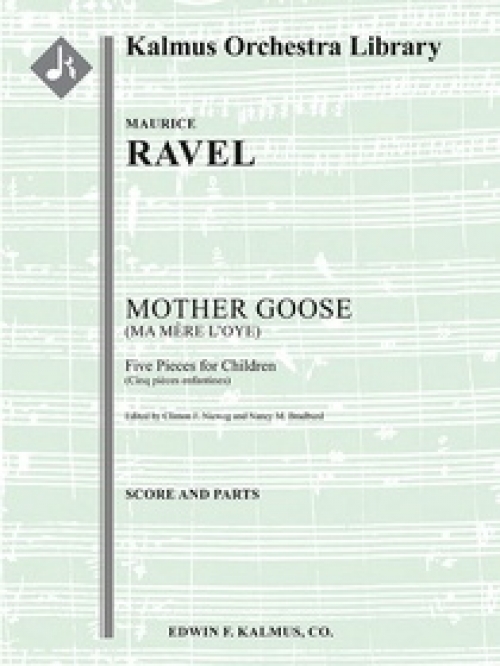 5つの小品「マザー・グース組曲」より  (モーリス・ラヴェル)（スコアのみ）【Mother Goose: Five Pieces for Children】