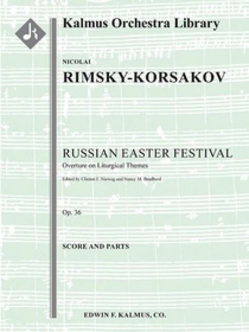 「ロシアの復活祭」序曲（ニコライ・リムスキー＝コルサコフ）（スコアのみ）【Russian Easter Overture, Op. 36】