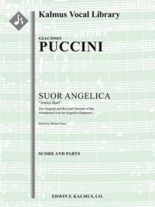 修道女アンジェリカ（ジャコモ・プッチーニ）（スコアのみ）【Suor Angelica: Amici fiori】