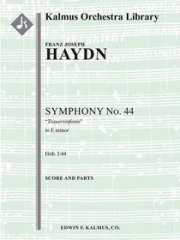 交響曲第44番・ホ短調「悲しみ」（フランツ・ヨーゼフ・ハイドン）【Symphony No. 44 in E minor 'Trauersinfonie' 】