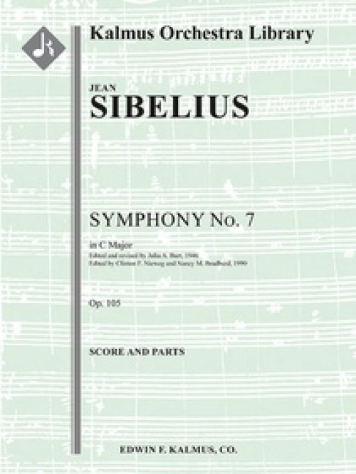 交響曲第7番（ジャン・シベリウス）（スコアのみ）【Symphony No. 7】