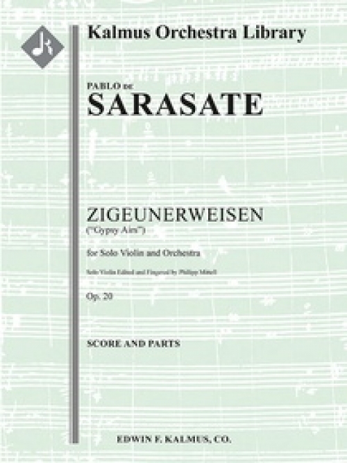 ツィゴイネルワイゼン・Op.20・No.1（パブロ・デ・サラサーテ）（スコアのみ）【Zigeunerweisen (Gypsy Airs), Op. 20】