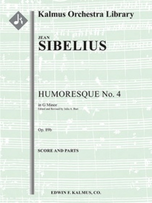 ユーモレスク第4番（ジャン・シベリウス）（スコアのみ）【Humoresque No. 4】