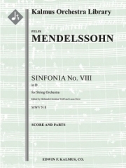 シンフォニア・No.8（フェリックス・メンデルスゾーン）【Sinfonia No. 8: String Symphony in D】