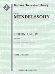 シンフォニア・No.4（フェリックス・メンデルスゾーン）【Sinfonia No. 4: String Symphony in C minor】