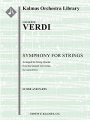 弦楽のための交響曲・ホ短調（ジュゼッペ・ヴェルディ）【Symphony for Strings in E minor】
