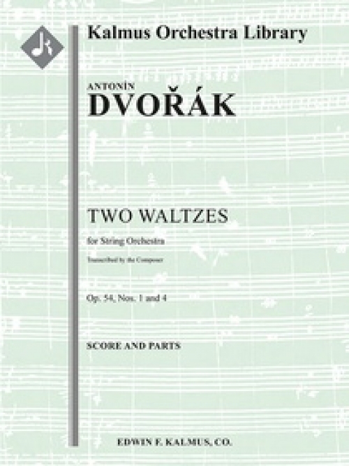 2つのワルツ・Op.54（エドヴァルド・グリーグ）（スコアのみ）【Two Waltzes, Op.54】